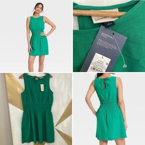 Linen Mini Sundress